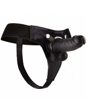 OUCH ARNES LEATHER REALISTICO NEGRO CONFORTABLE 20CM