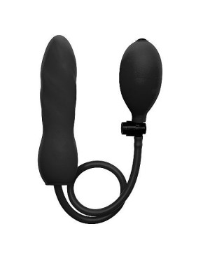 OUCH PLUG INFLABLE SILICONA TWIST NEGRO