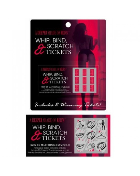 KHEPER GAMES JUEGO WHIP, BIND AND SCRATCH TICKETS