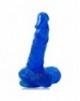 PENE REALISTICO DONG NEW AND PURE AZUL 17CM