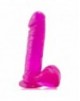 PENE REALISTICO DONG NEW AND PURE LILA 19CM
